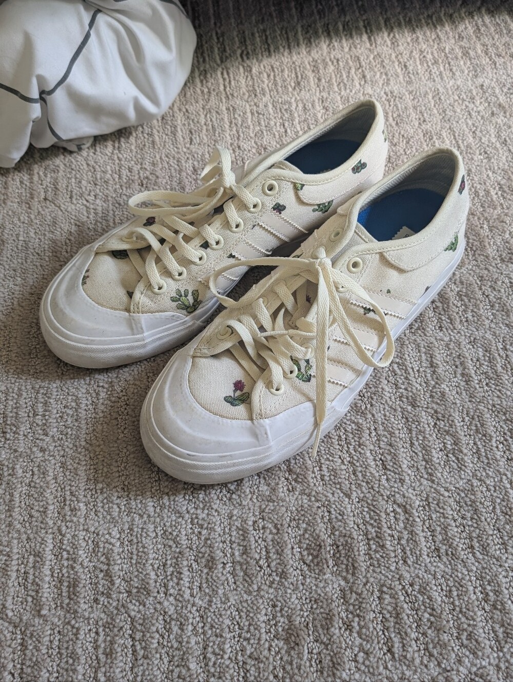 Adidas Marchcourt Cacti Canvas Sneakers M8/W9.5 - Picture 2 of 9
